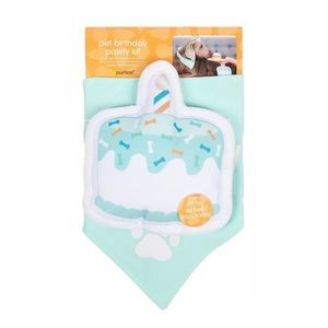 Pearhead Pet Birthday Pawty Kit, Dog Toy, Party Hat, & Bandana Great Pho…